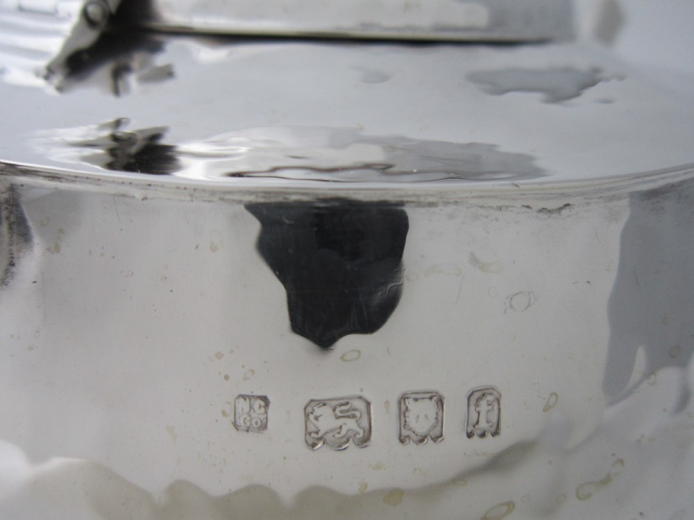 Arts and Crafts Sterling silver teapot View VIII