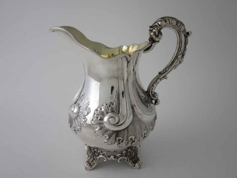 Antique Victorian Sterling silver four piece tea and coffee set View XIII