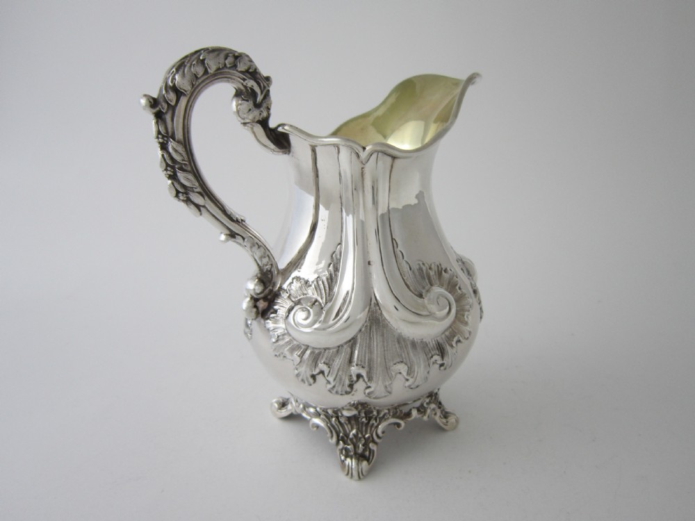 Antique Victorian Sterling silver four piece tea and coffee set View XV