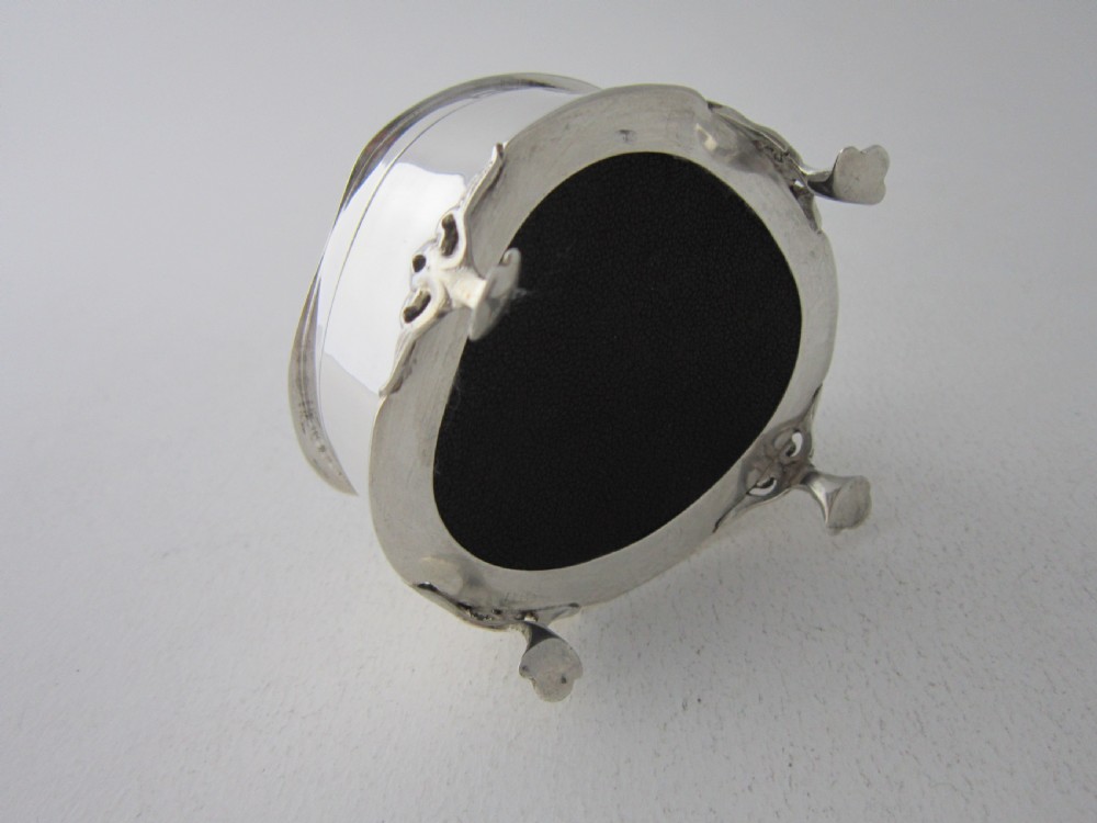 Antique Edwardian Sterling silver trinket box View VI