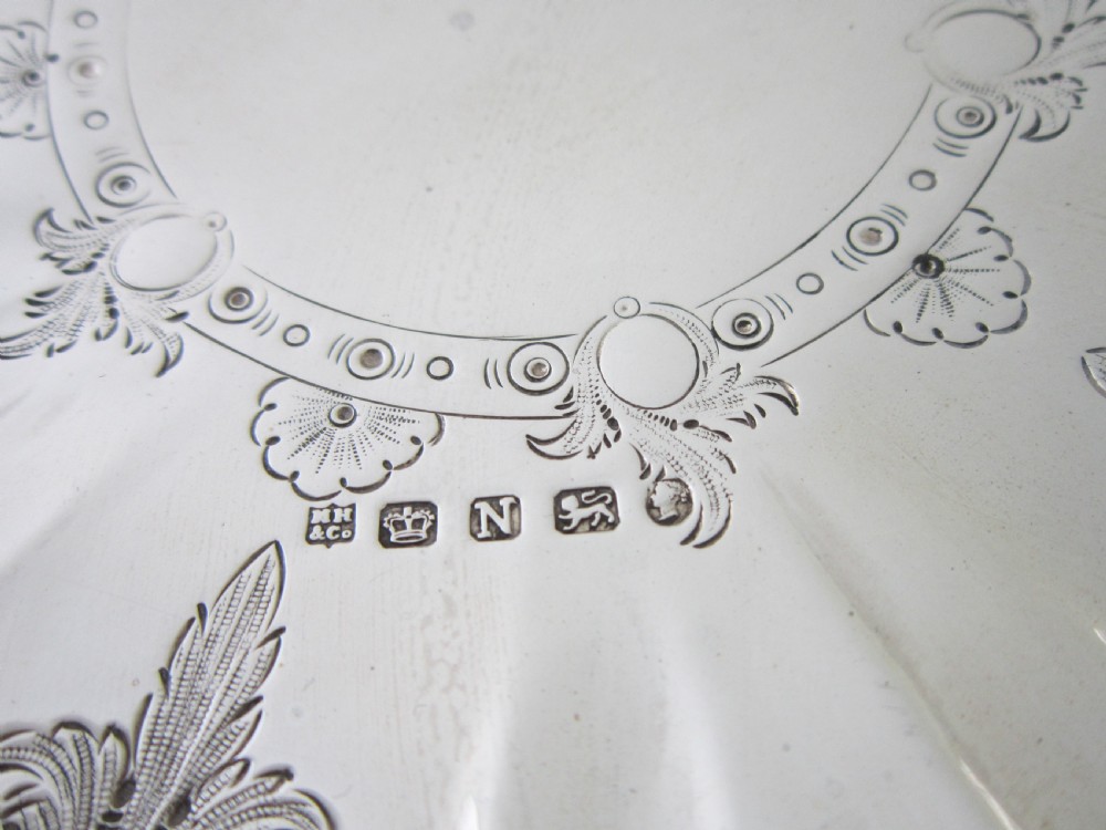 Antique Victorian Sterling Silver Basket View X