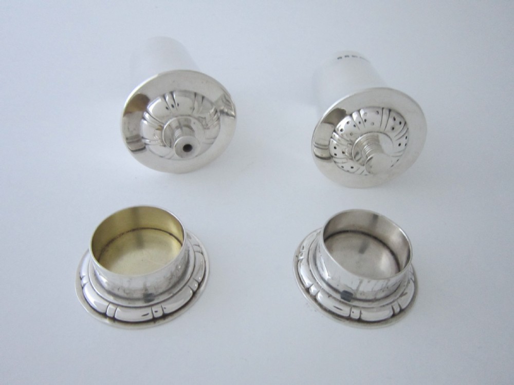 Elizabeth II Sterling Silver Condiment Set by R.E. Stone View X