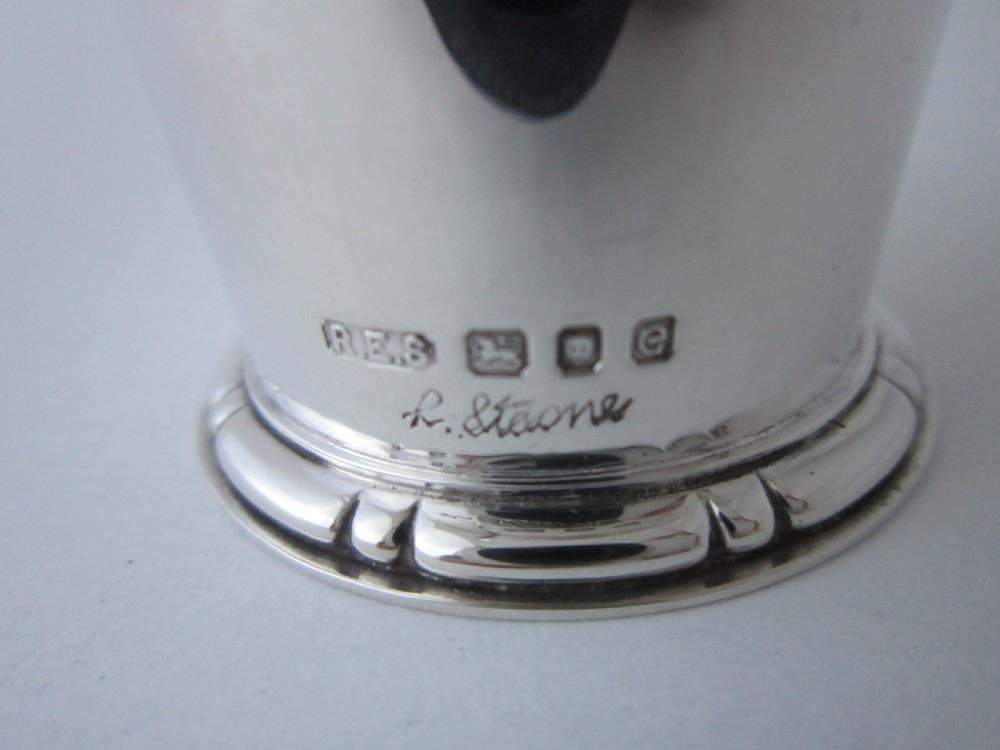 Elizabeth II Sterling Silver Condiment Set by R.E. Stone View XI