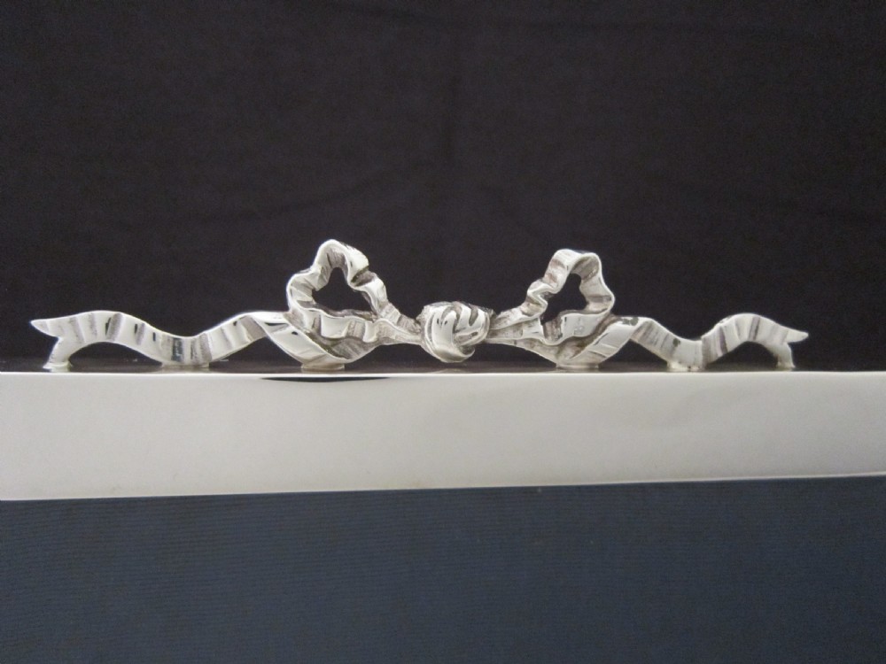 Antique Edwardian Sterling silver double photograph frame View VII