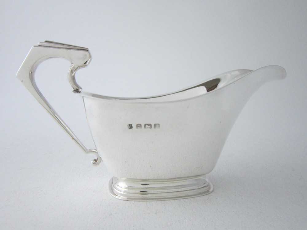 Art Deco Sterling Silver Sauce Boats View VII