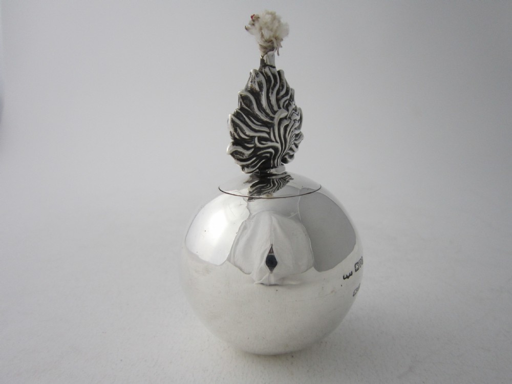 Antique George V Sterling silver novelty lighter View II