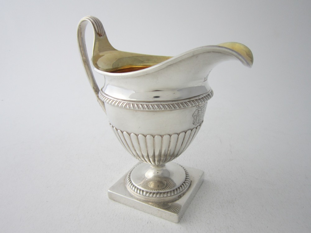 Paul Storr Antique Sterling Silver Cream Jug View III