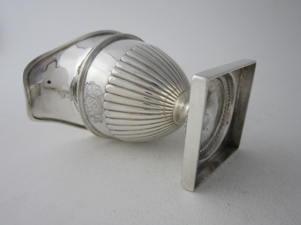 Paul Storr Antique Sterling Silver Cream Jug View V