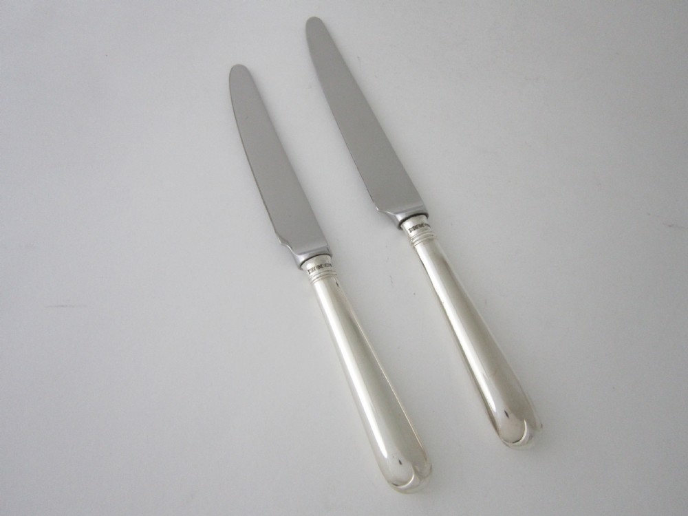 Antique Victorian Sterling Silver Canteen of Cutlery View II
