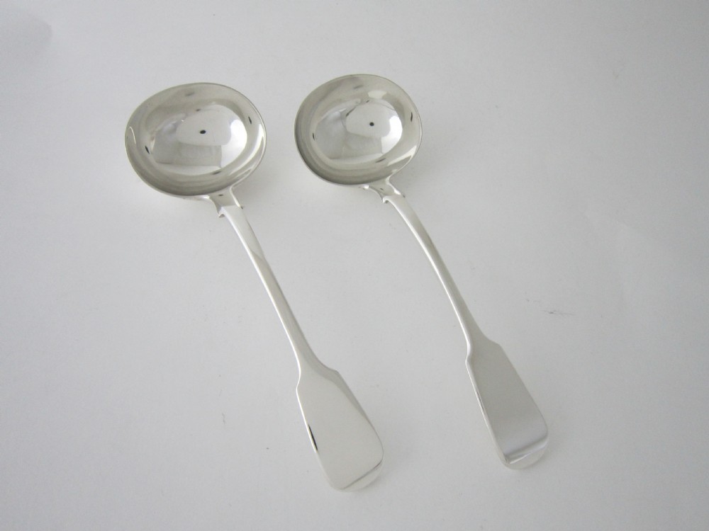 Antique Victorian Sterling Silver Canteen of Cutlery View V