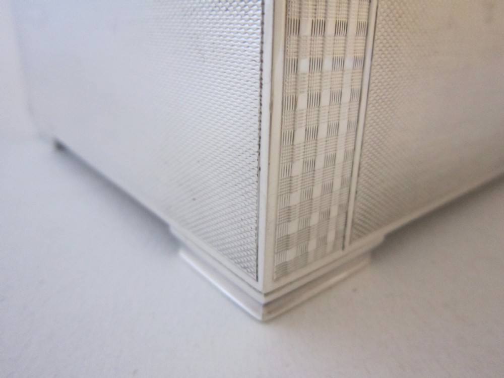 Art Deco Sterling silver cigar/cigarette box View VII