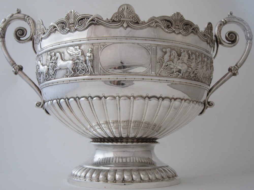Scottish Antique Victorian Sterling silver bowl