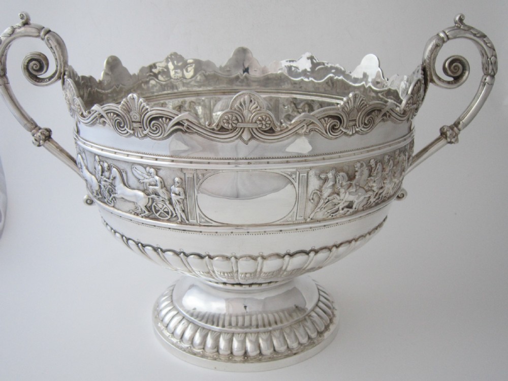 Scottish Antique Victorian Sterling silver bowl View II