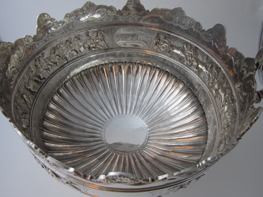 Scottish Antique Victorian Sterling silver bowl View III