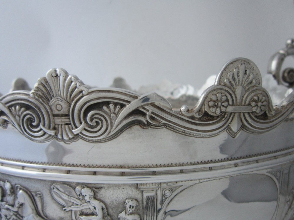 Scottish Antique Victorian Sterling silver bowl View X
