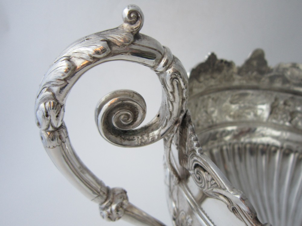 Scottish Antique Victorian Sterling silver bowl View XI