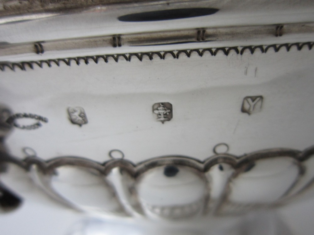 Scottish Antique Victorian Sterling silver bowl View XII