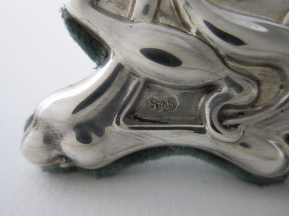 Chester Art Nouveau Sterling silver photograph frame View VI