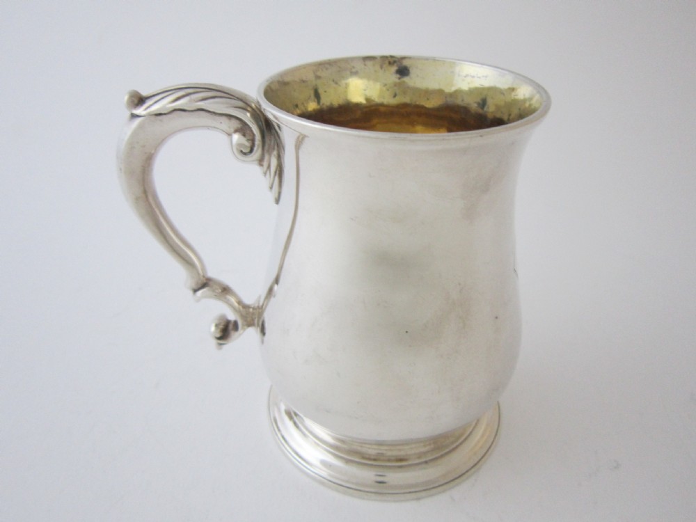 Antique George II Sterling Silver 3/4 Pint Mug  View IV
