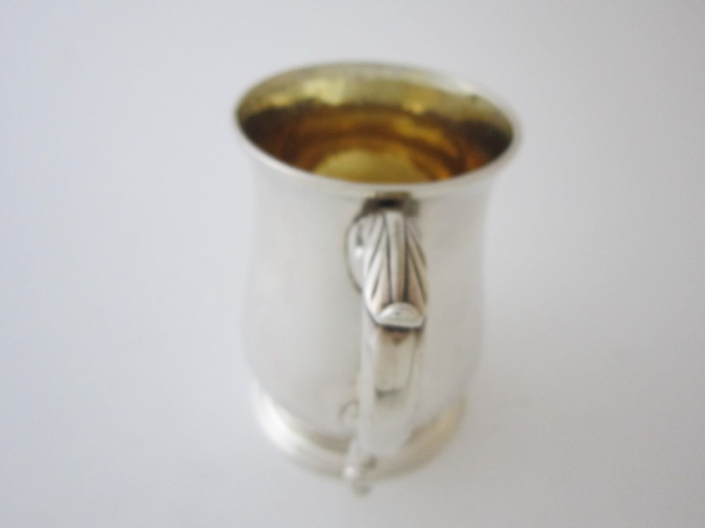 Antique George II Sterling Silver 3/4 Pint Mug  View V