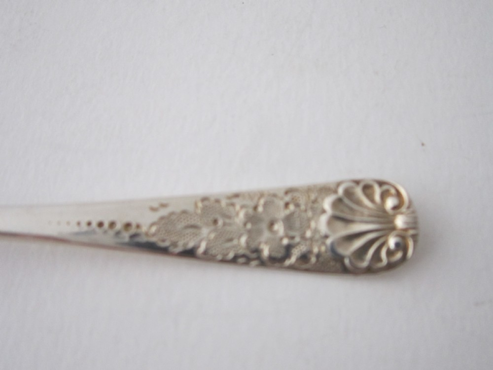 Antique Victorian Sterling Silver Butter Shells View IX