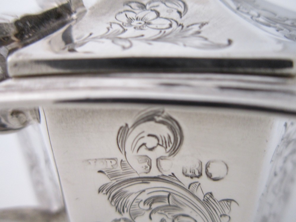 Antique Victorian Sterling Silver Mustard Pot View VIII