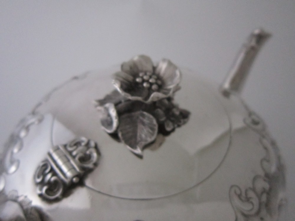 Exeter Antique Victorian Sterling Silver Teapot View V