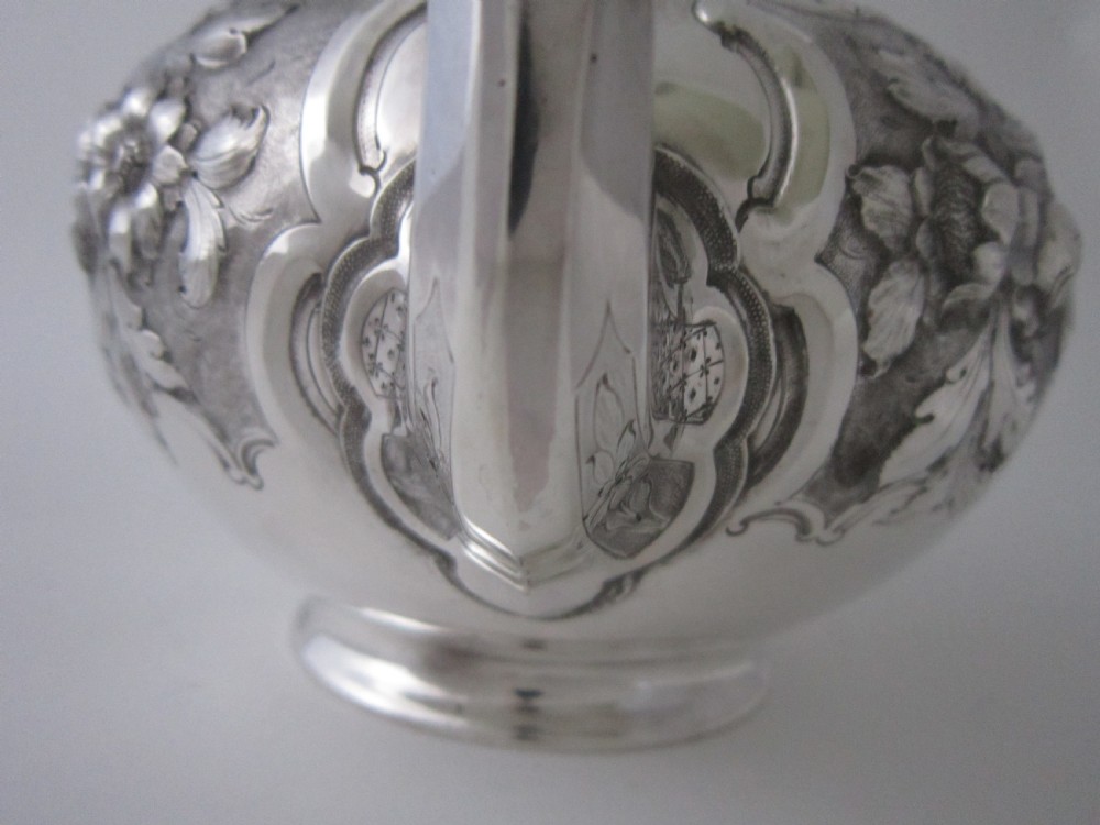 Exeter Antique Victorian Sterling Silver Teapot View IX