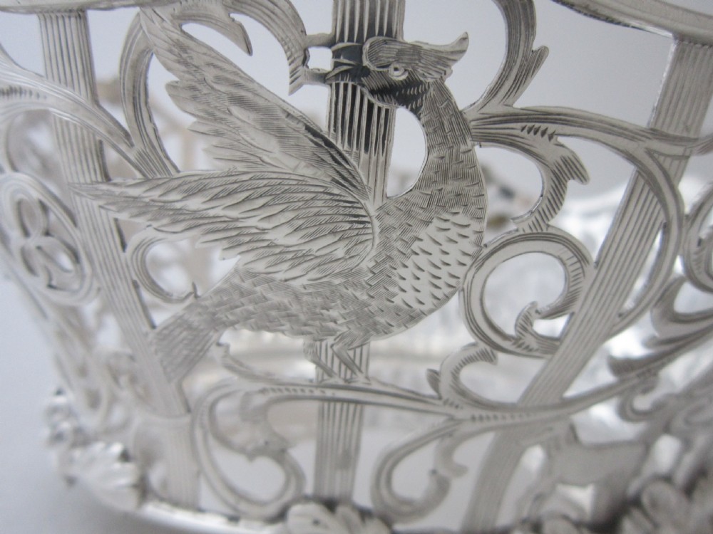 Antique Edwardian Sterling Silver Baskets/Dishes View IX