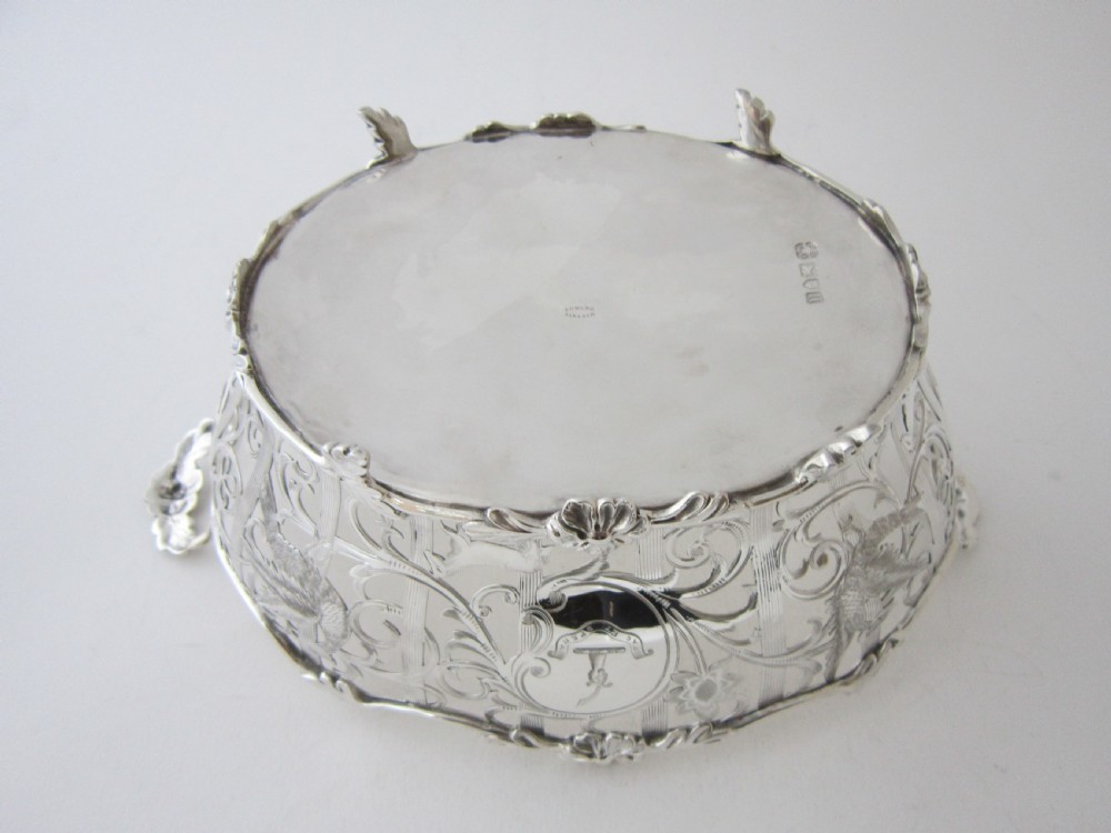 Antique Edwardian Sterling Silver Baskets/Dishes View XII