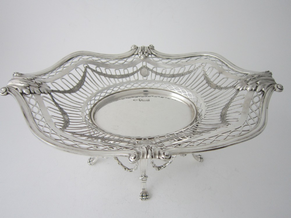 Antique Edwardian Sterling Silver Comport/Dish View II