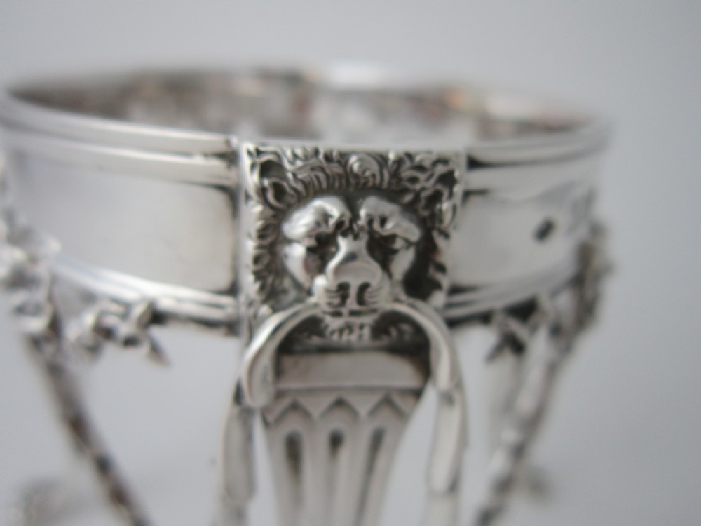 Antique Edwardian Sterling Silver Comport/Dish View XI