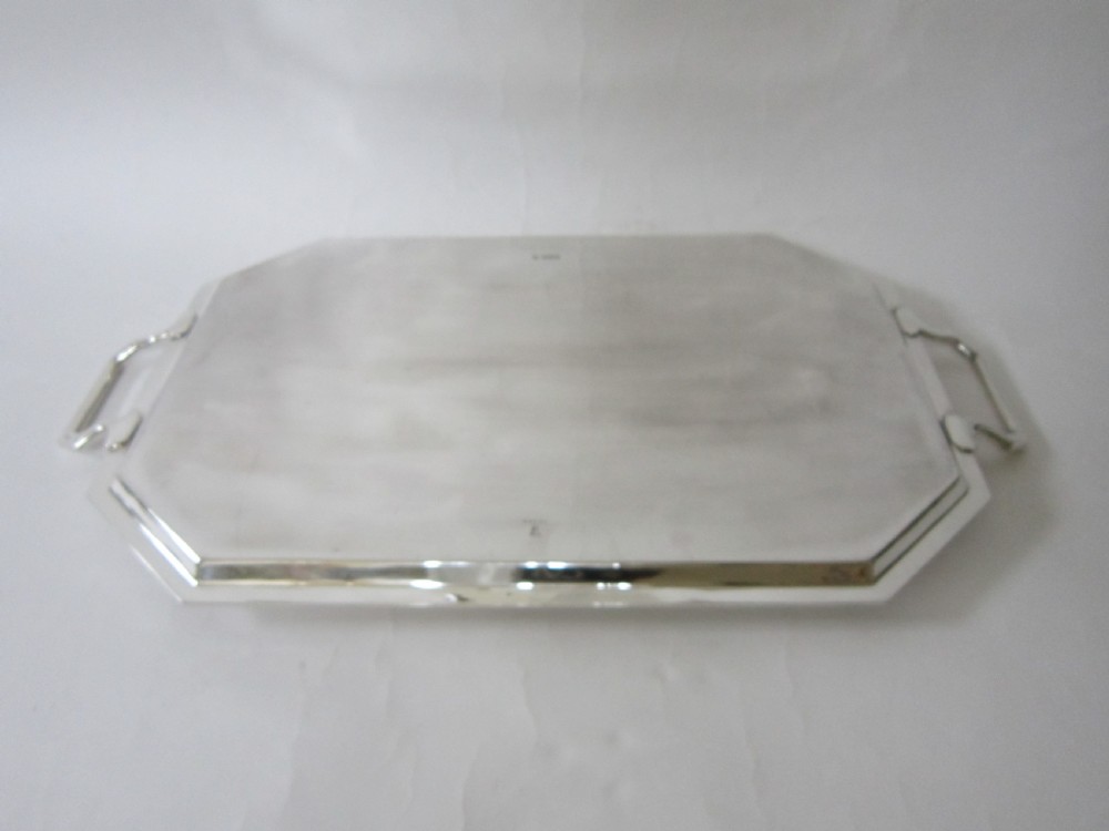 Art Deco Sterling Silver Tray View II