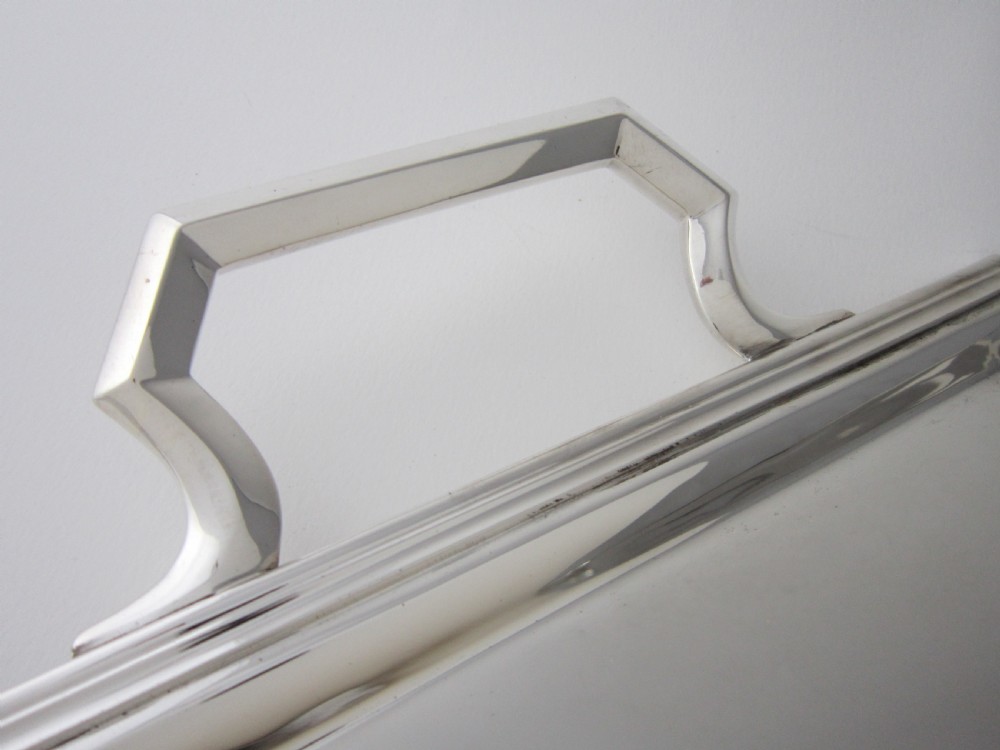 Art Deco Sterling Silver Tray View III