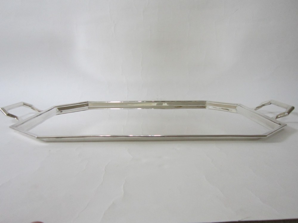 Art Deco Sterling Silver Tray View VI