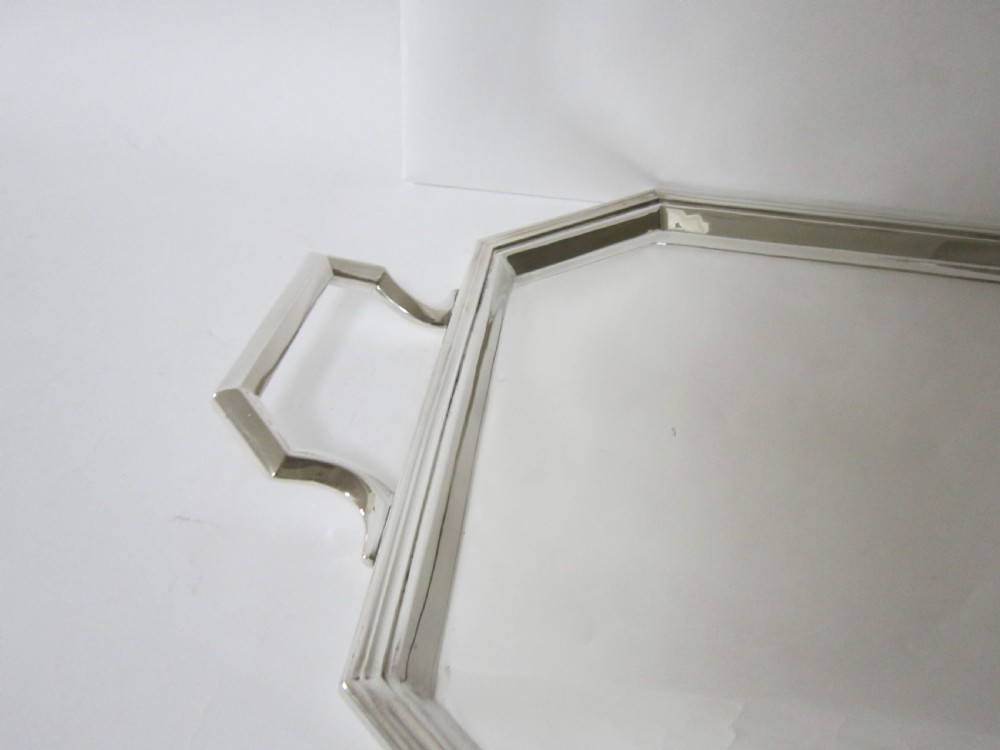 Art Deco Sterling Silver Tray View VII
