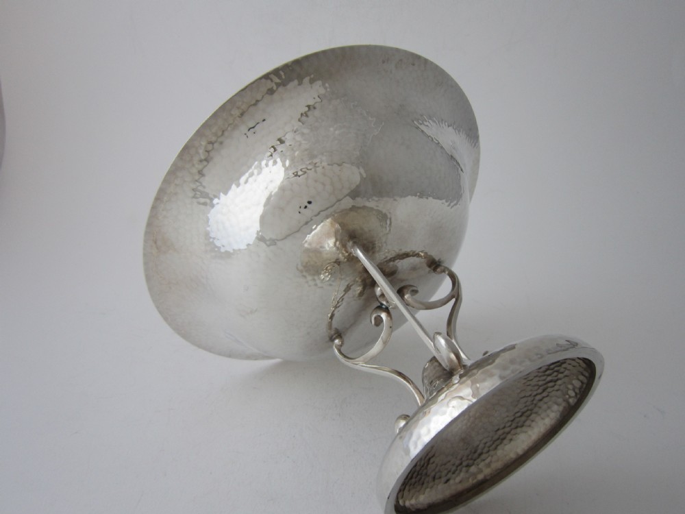 Arts & Crafts Sterling Silver Comport View V