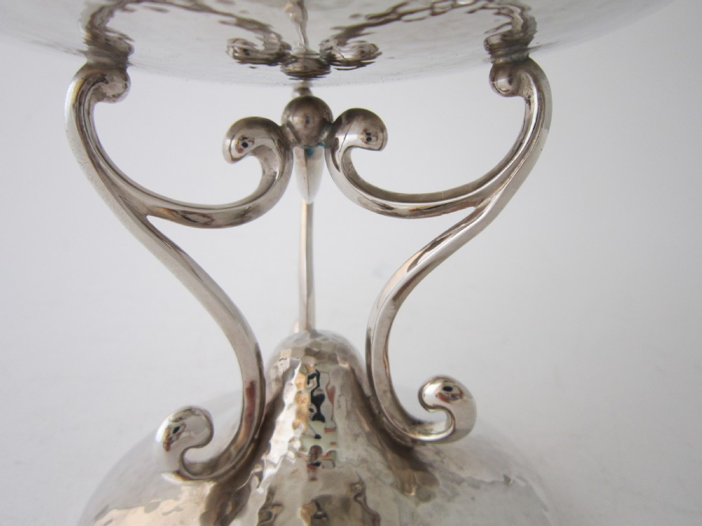 Arts & Crafts Sterling Silver Comport View VI