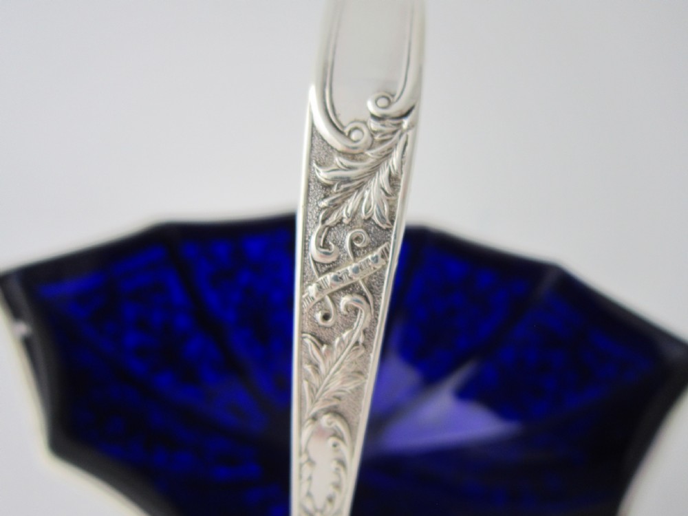 Antique Edwardian Sterling Silver Sugar Basket - 1901 View VI