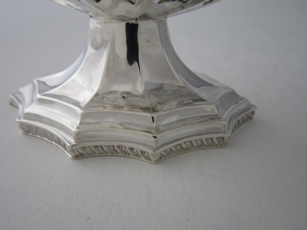 Antique Edwardian Sterling Silver Sugar Basket - 1901 View IX