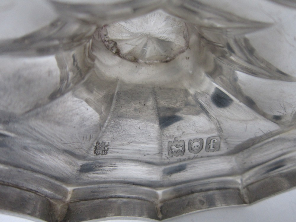 Antique Edwardian Sterling Silver Sugar Basket - 1901 View X