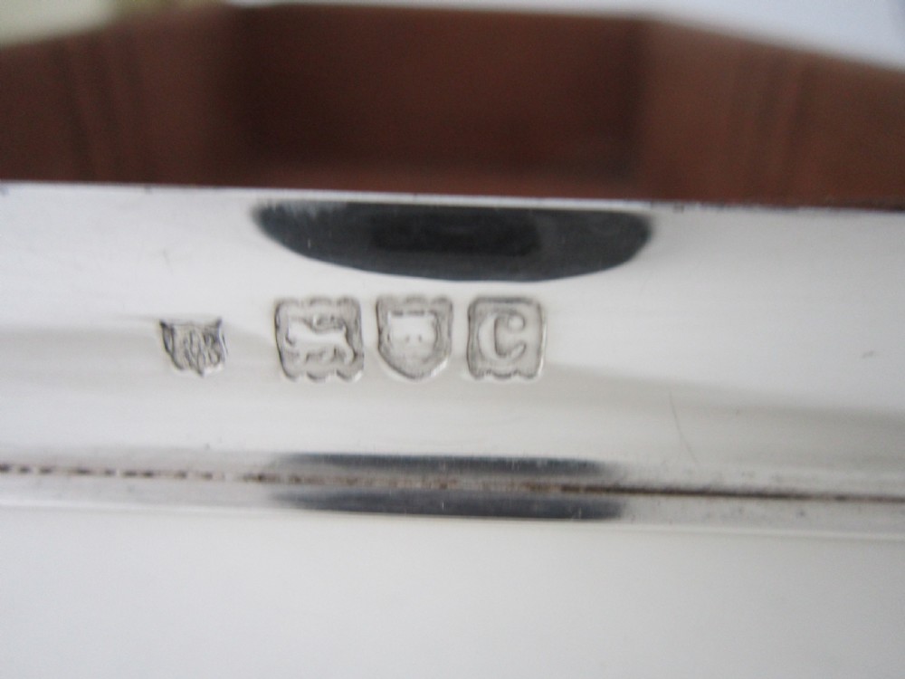 Antique Victorian Sterling Silver Cigar Box View VII