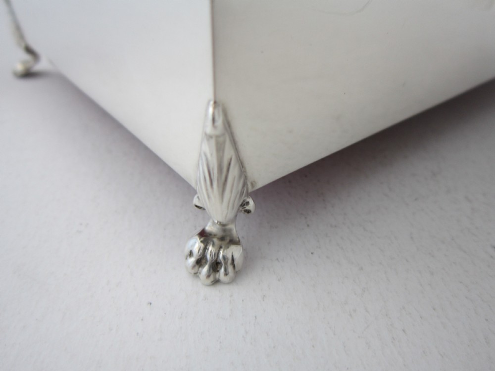 Chester Antique Edwardian Sterling Silver Jewellery Box - 1906 View VI