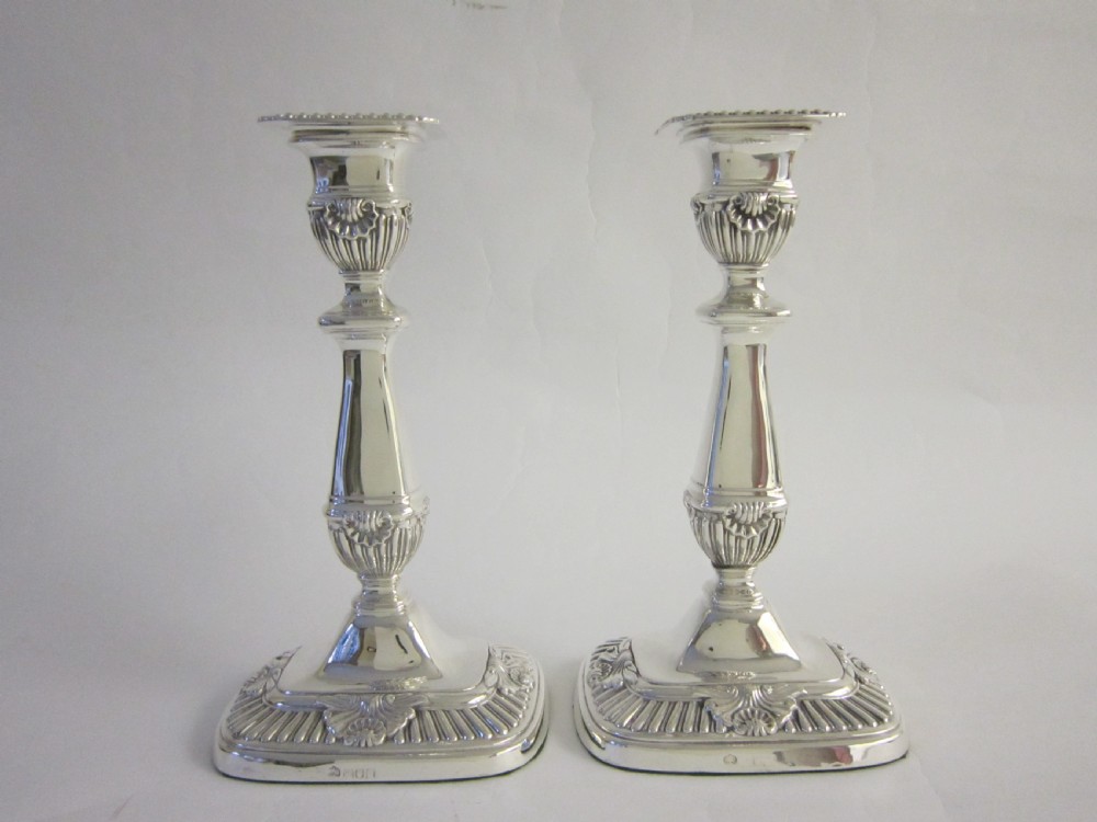 Antique Edwardian Sterling Silver Candelabra View II
