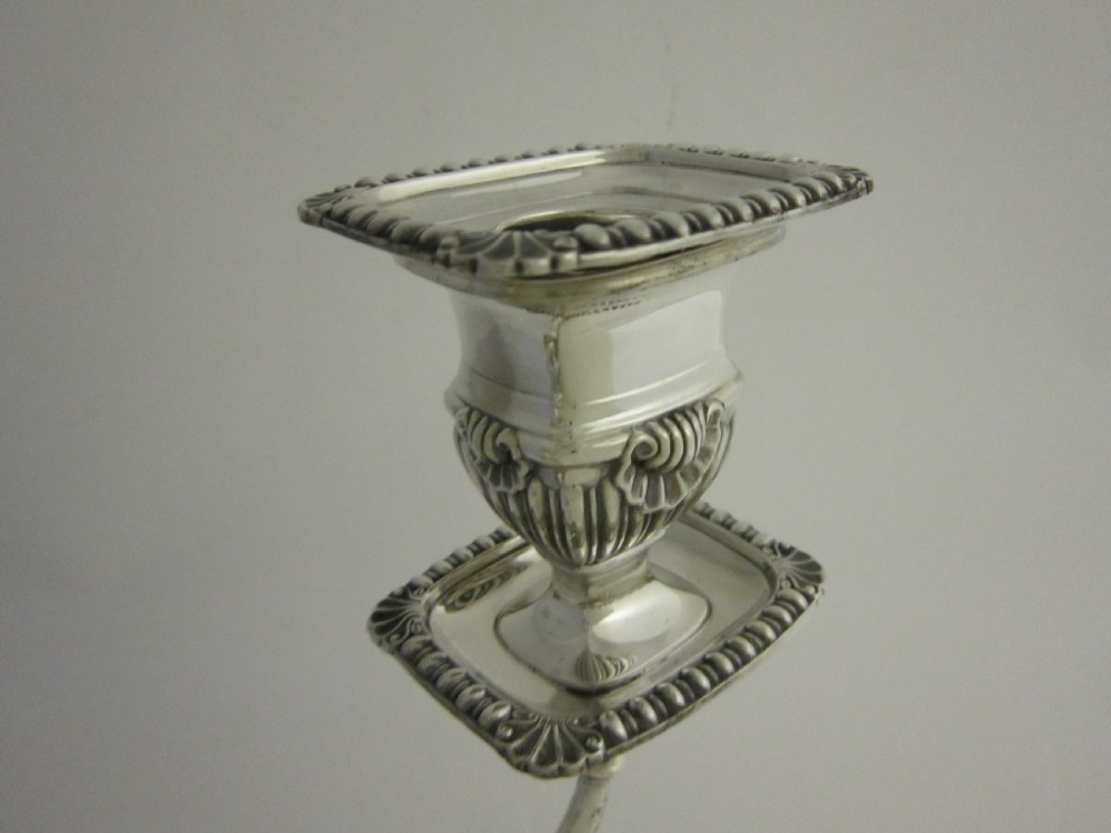Antique Edwardian Sterling Silver Candelabra View VI