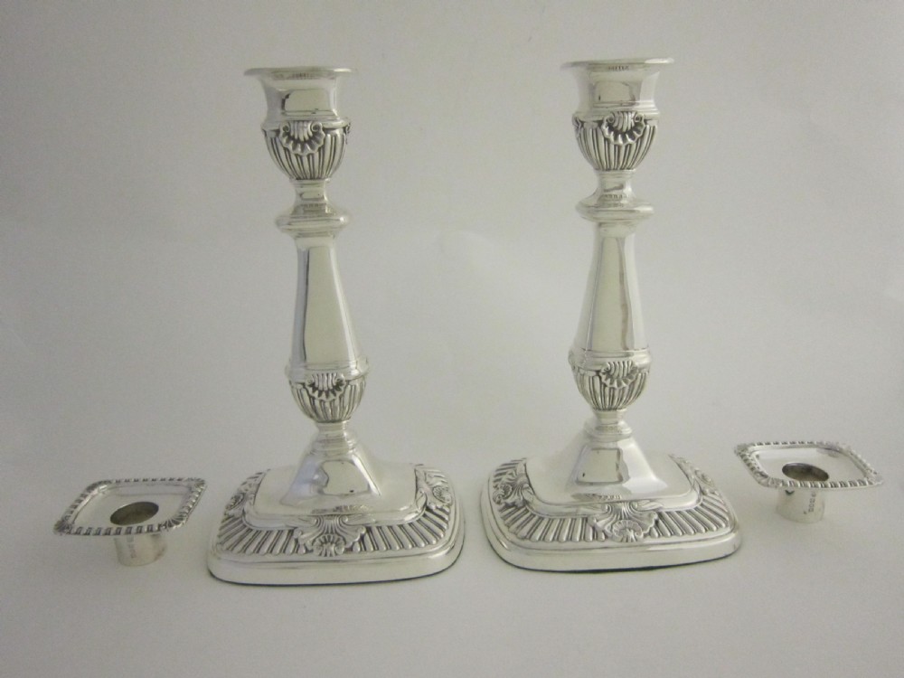Antique Edwardian Sterling Silver Candelabra View VII
