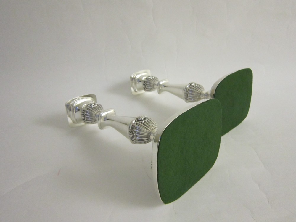 Antique Edwardian Sterling Silver Candelabra View IX