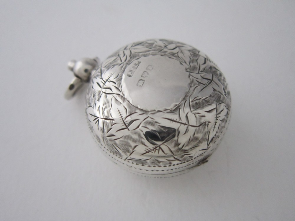 Chester Antique Victorian Sterling Silver Sovereign Case View IV