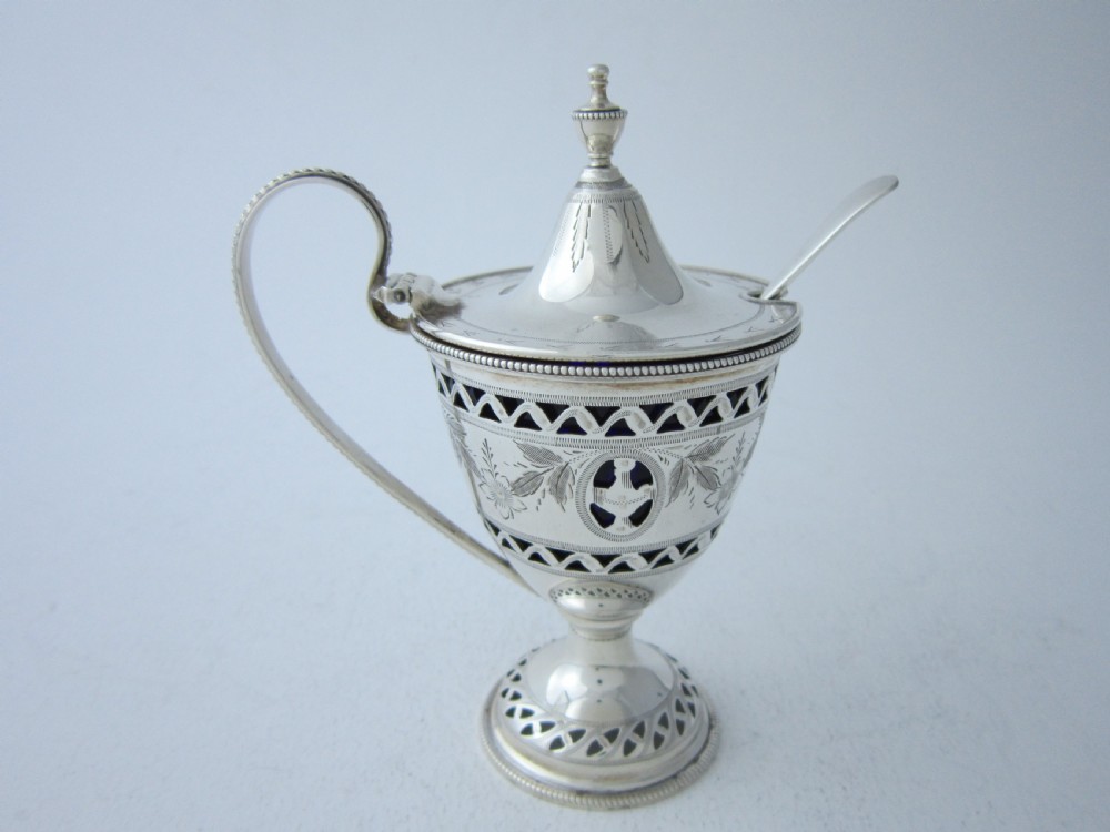 Antique George V Sterling Silver Condiment Set - 1928/30 View V