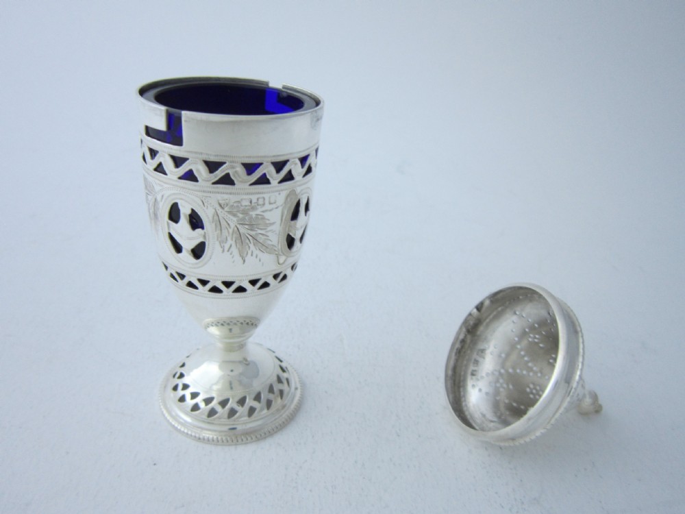 Antique George V Sterling Silver Condiment Set - 1928/30 View VII